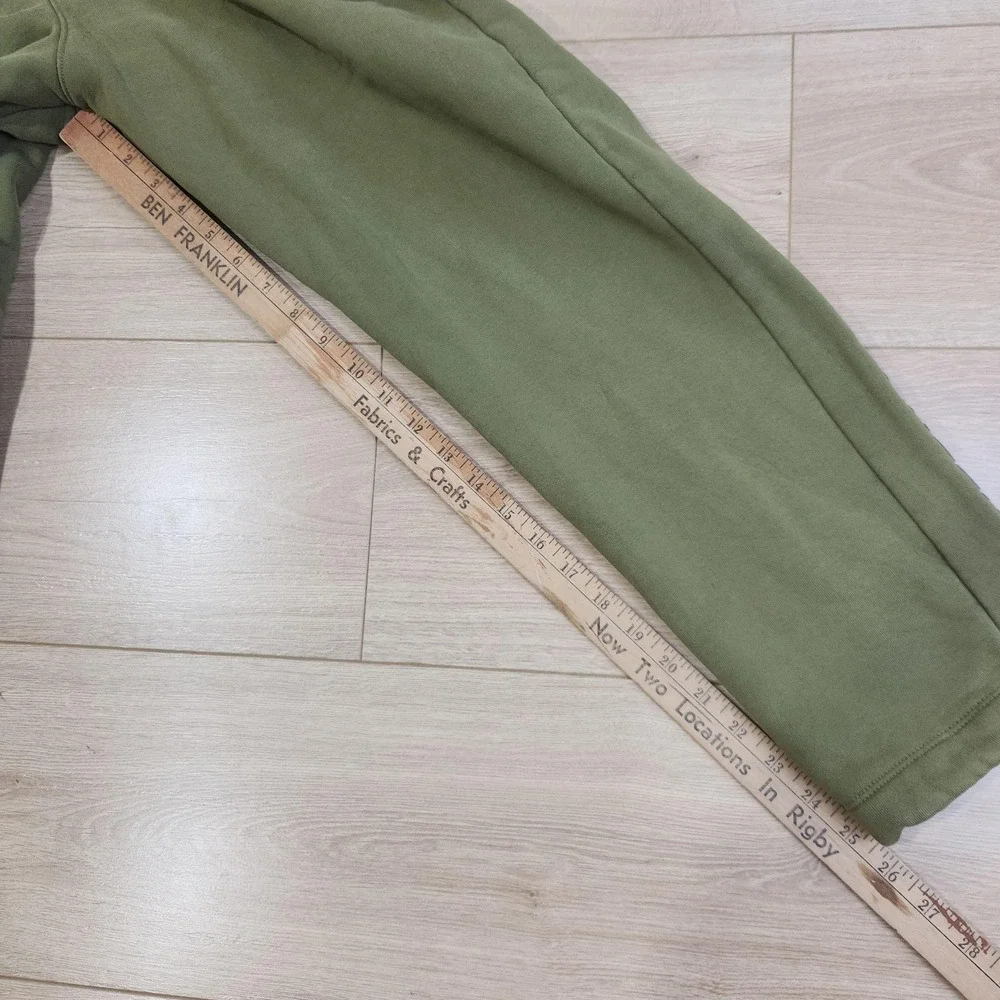 Jordan 23 Engineered Fleece Pants Mens Small Green Sweatpants Zip Pockets